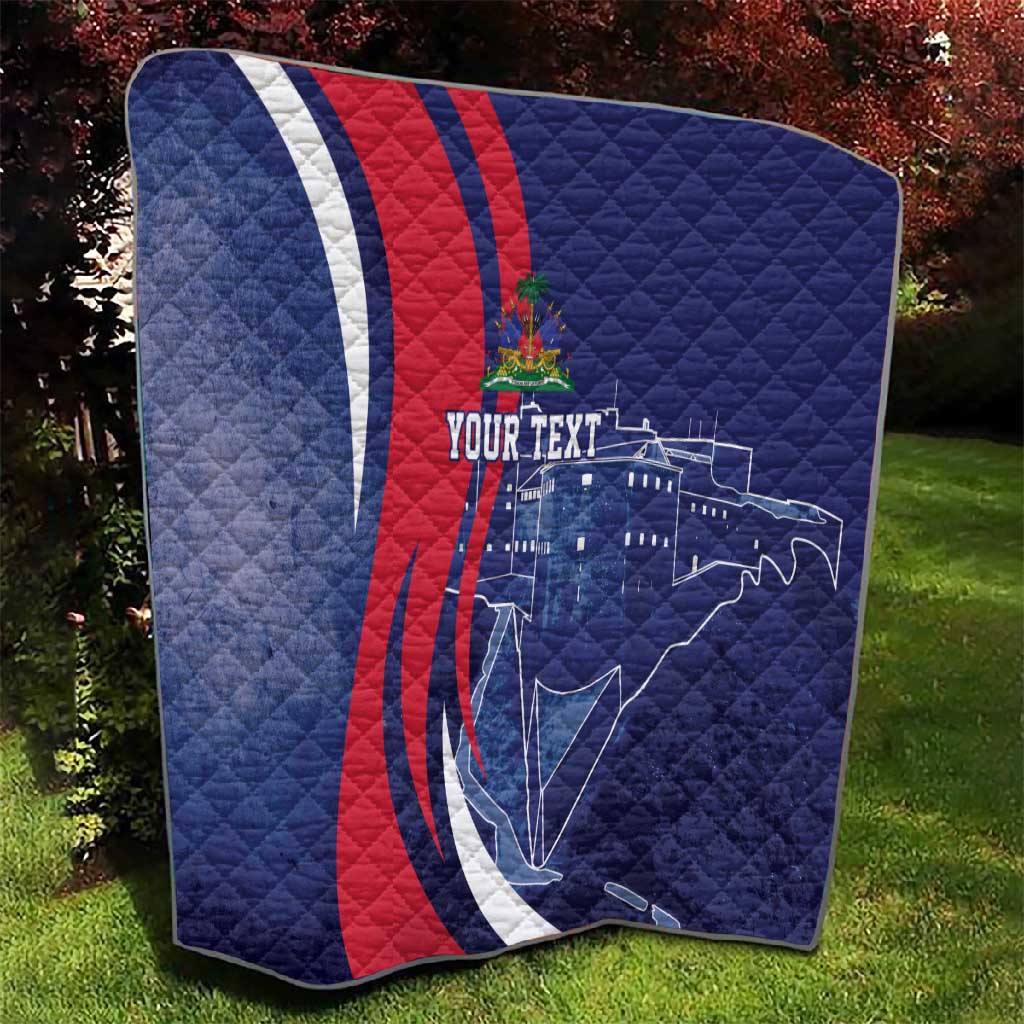 Personalized Haiti Citadelle Laferrière Quilt Grunge Style LT7