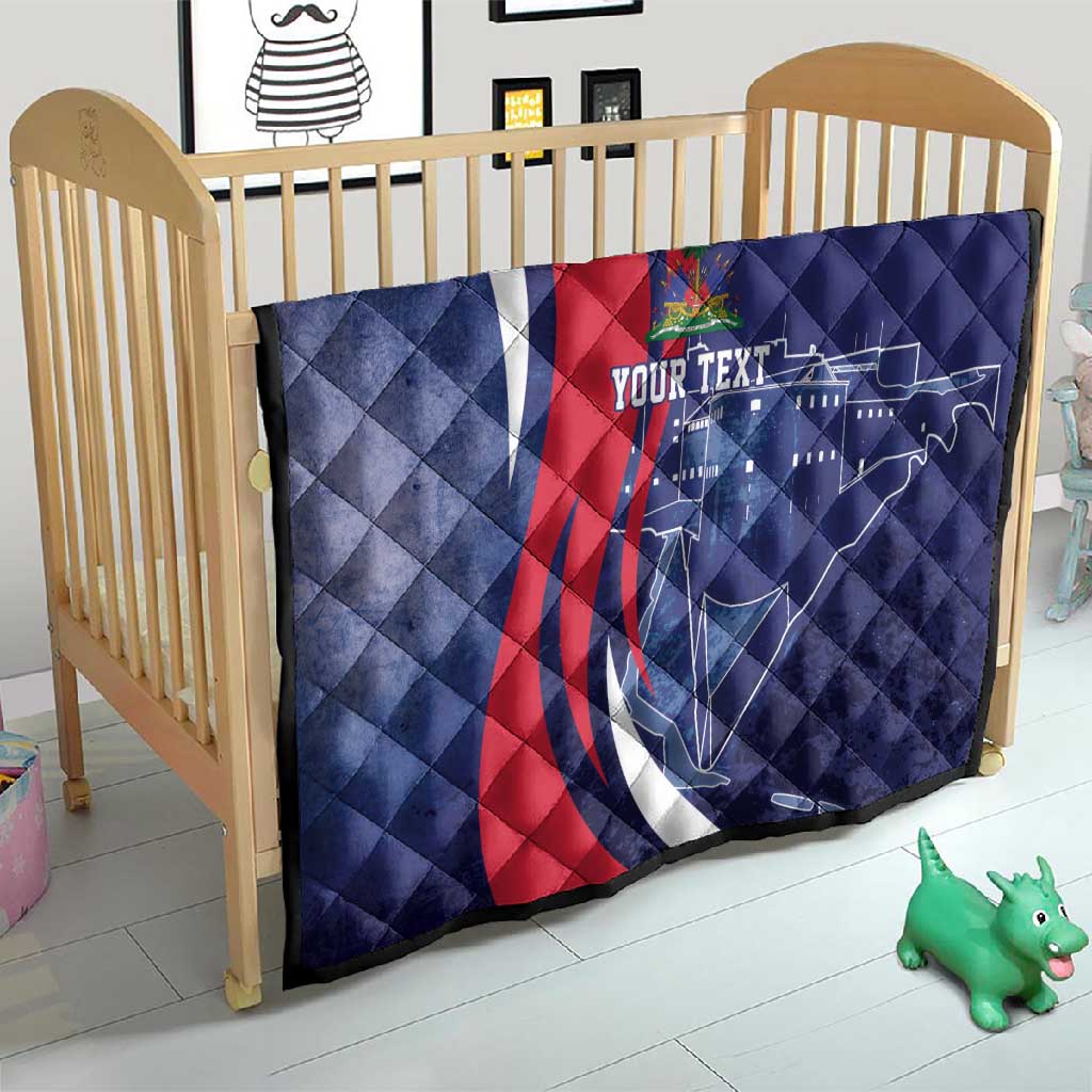 Personalized Haiti Citadelle Laferrière Quilt Grunge Style LT7