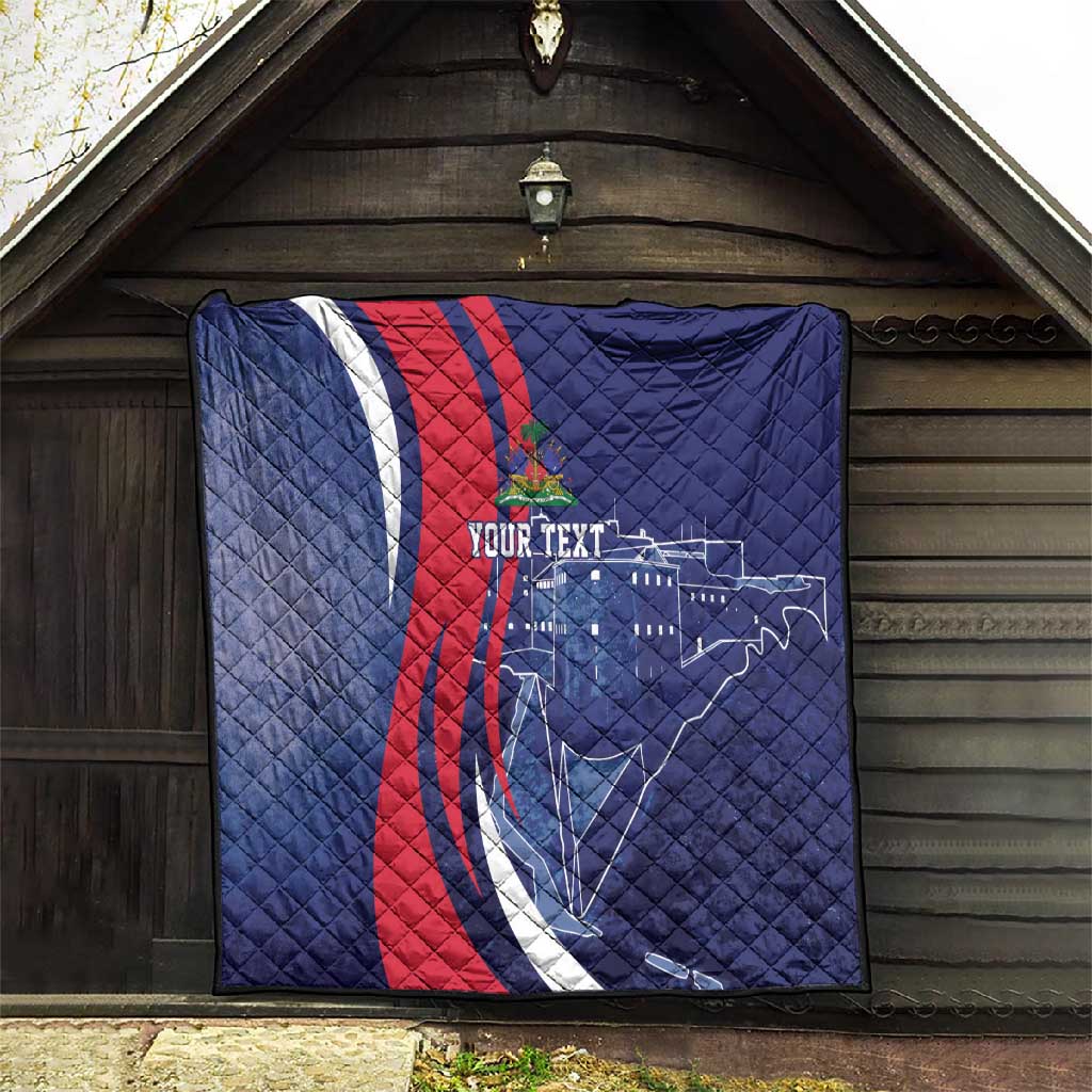 Personalized Haiti Citadelle Laferrière Quilt Grunge Style LT7