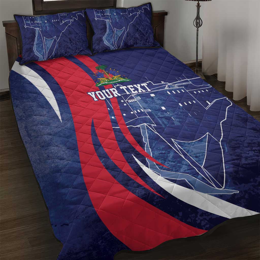 Personalized Haiti Citadelle Laferrière Quilt Bed Set Grunge Style LT7