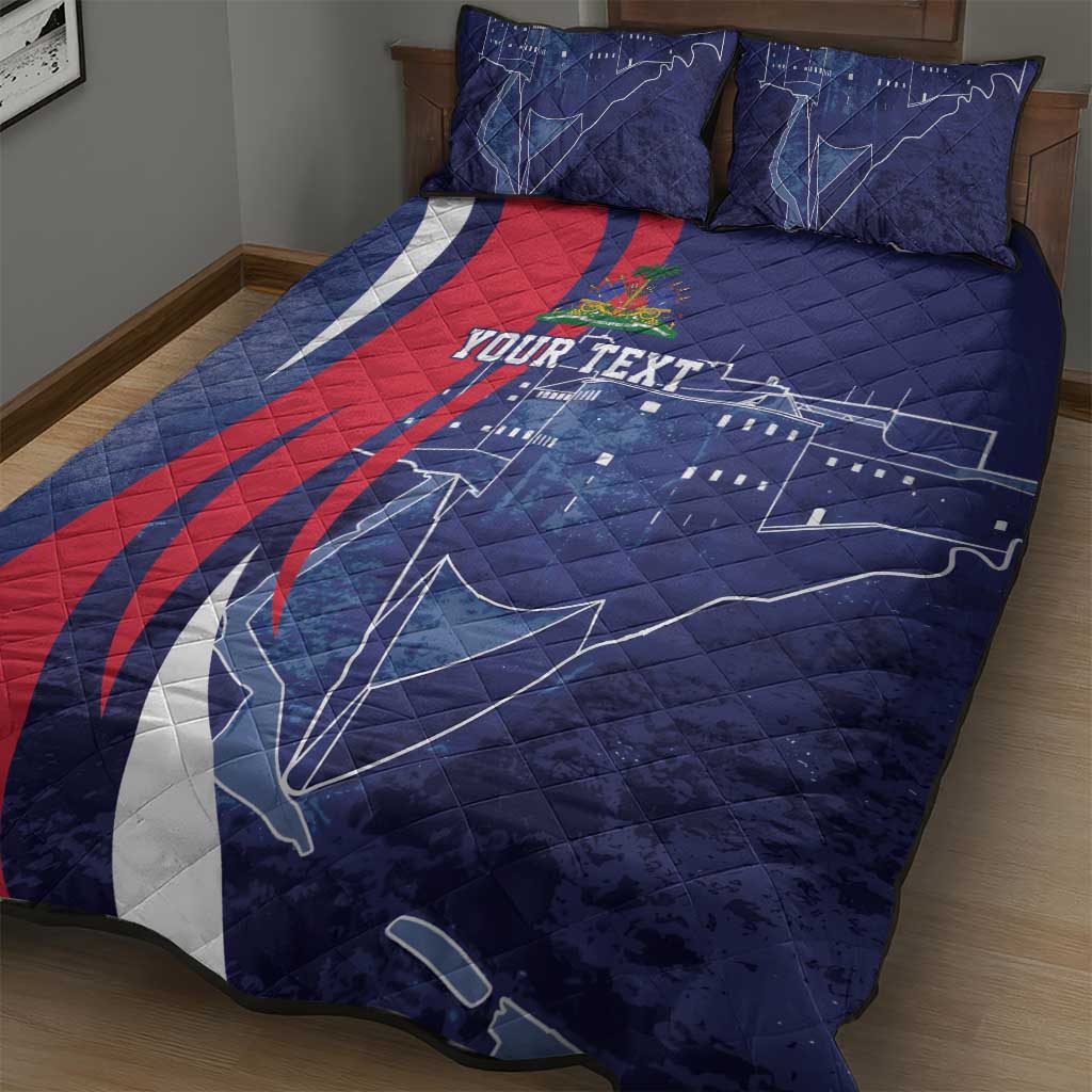 Personalized Haiti Citadelle Laferrière Quilt Bed Set Grunge Style LT7