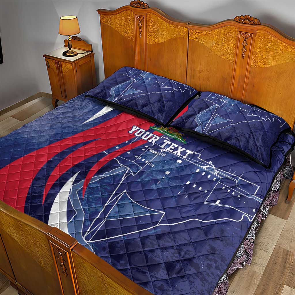 Personalized Haiti Citadelle Laferrière Quilt Bed Set Grunge Style LT7