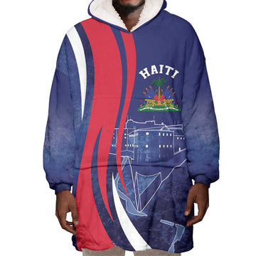 Personalized Haiti Citadelle Laferrière Wearable Blanket Hoodie Grunge Style LT7