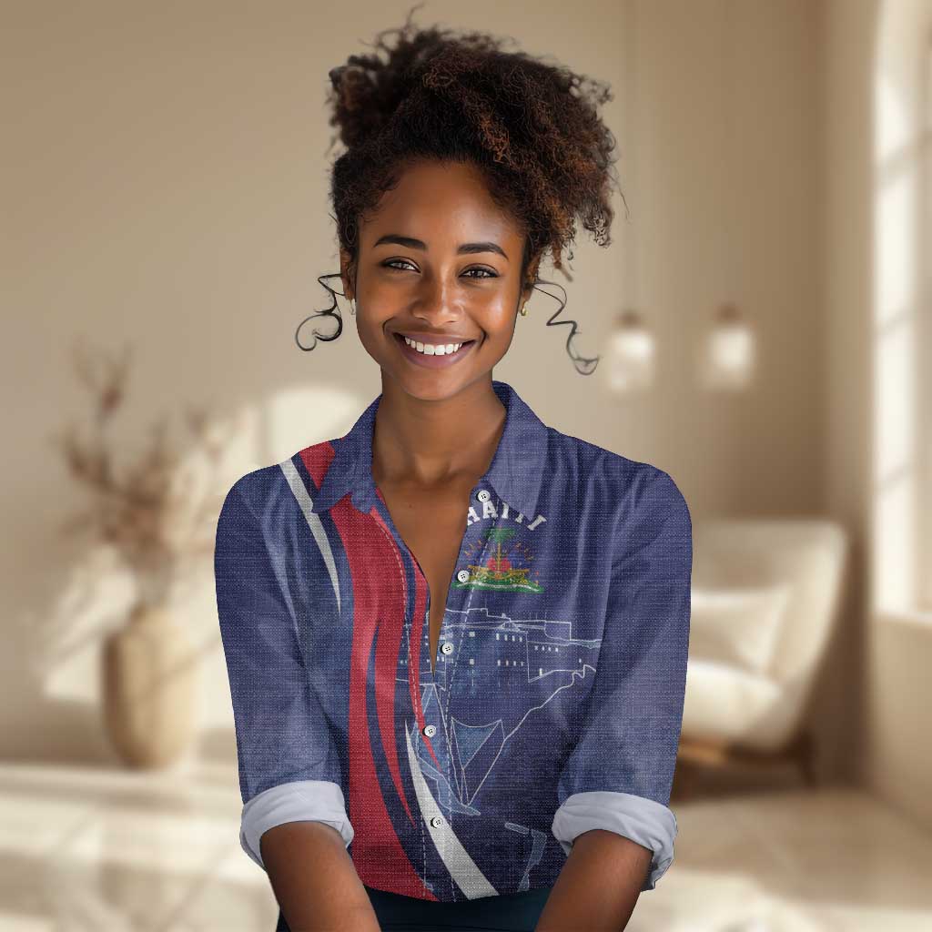 Personalized Haiti Citadelle Laferrière Women Casual Shirt Grunge Style LT7