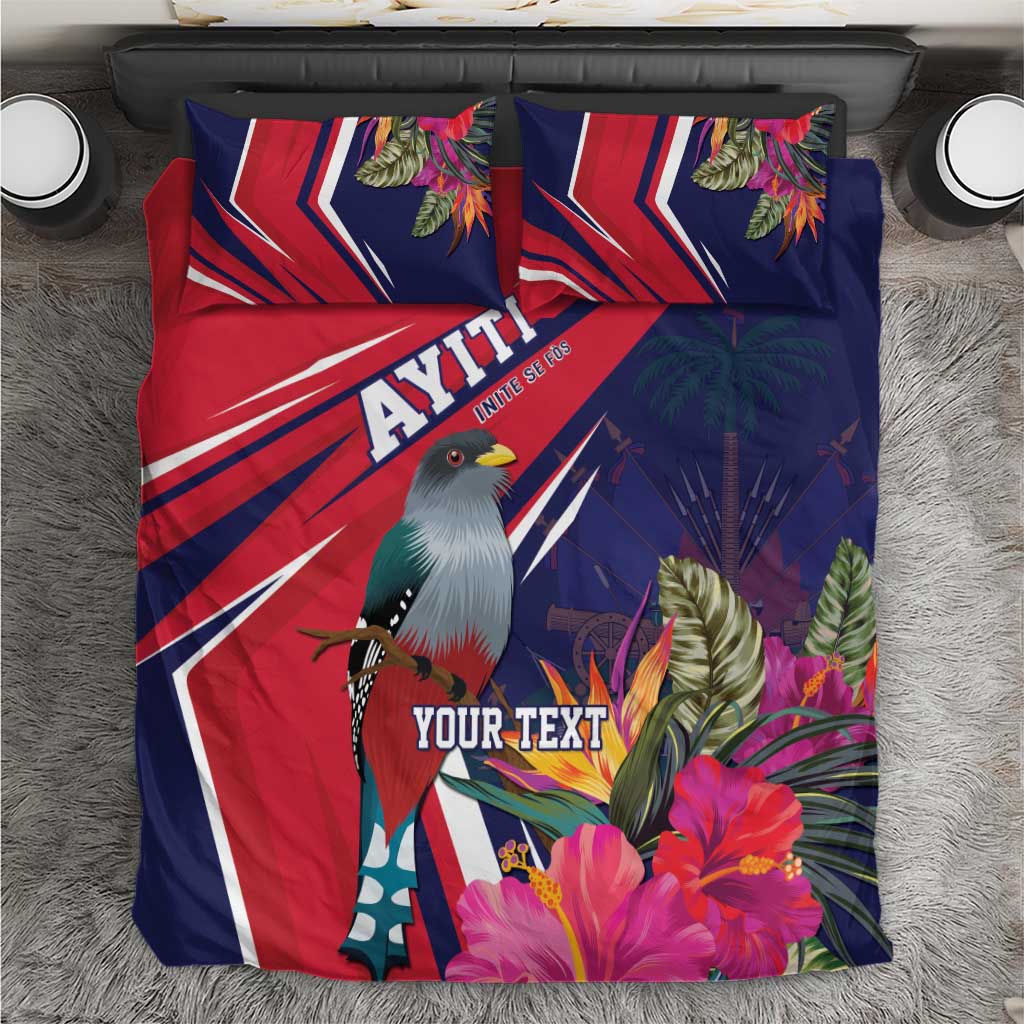 Haiti Personalized Bedding Set Hispaniolan Trogon Tropical Vibes LT7
