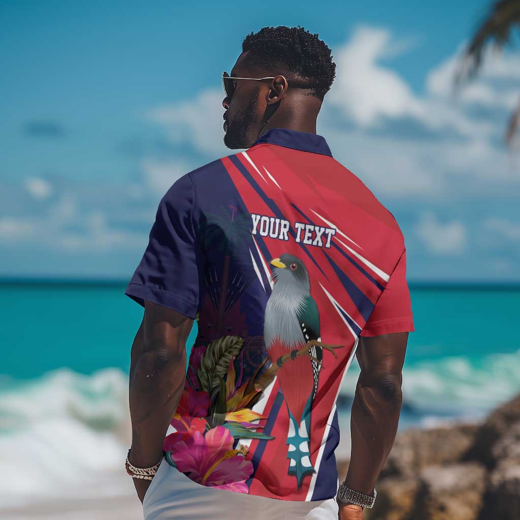 Haiti Personalized Hawaiian Shirt Hispaniolan Trogon Tropical Vibes LT7