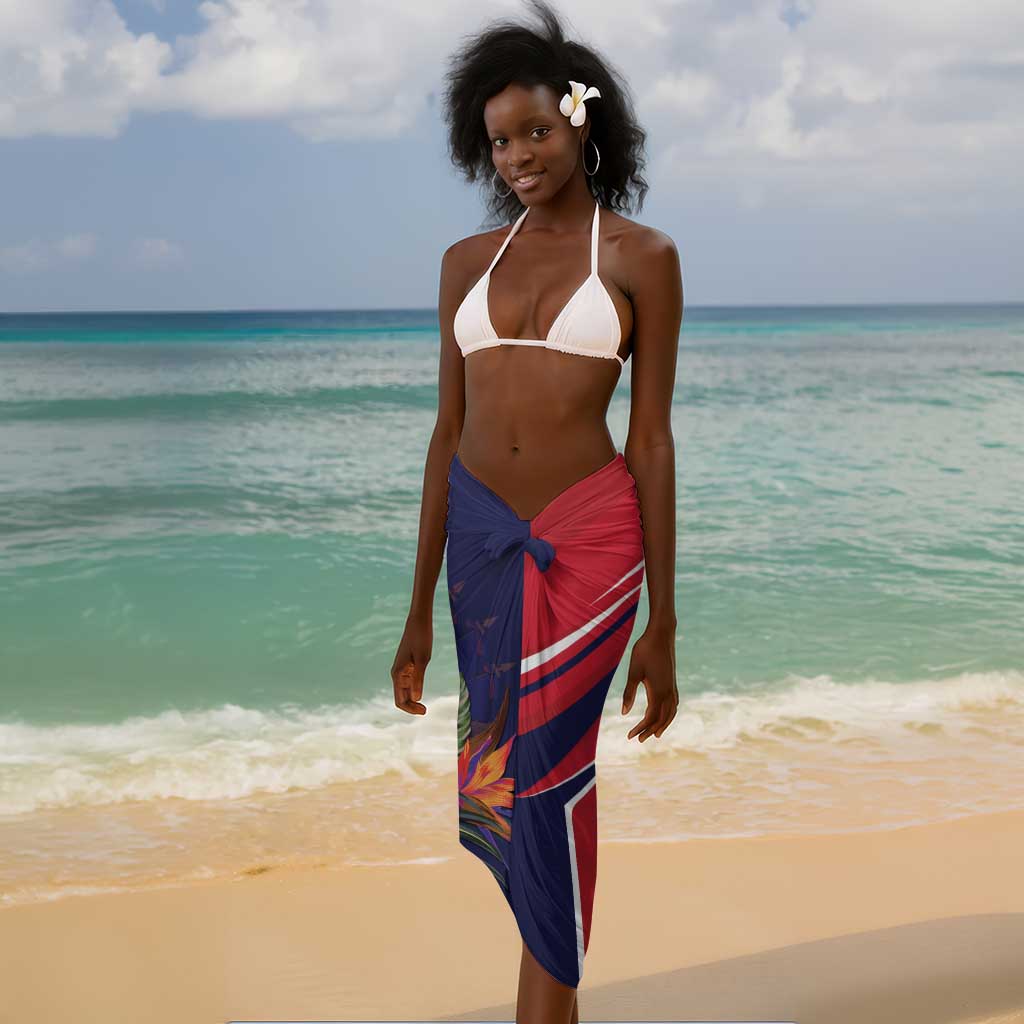 Haiti Personalized Sarong Hispaniolan Trogon Tropical Vibes LT7