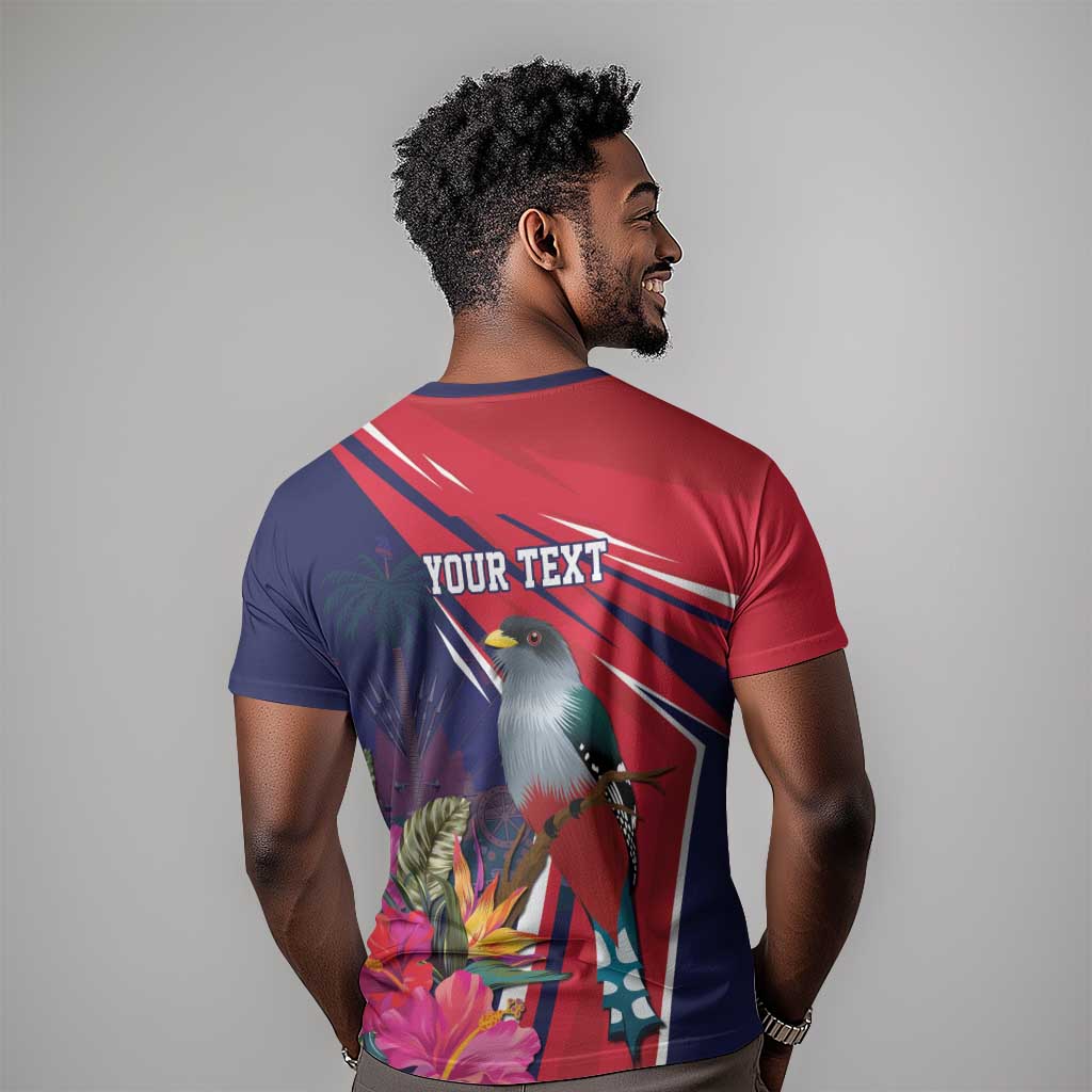 Haiti Personalized T shirt Hispaniolan Trogon Tropical Vibes LT7