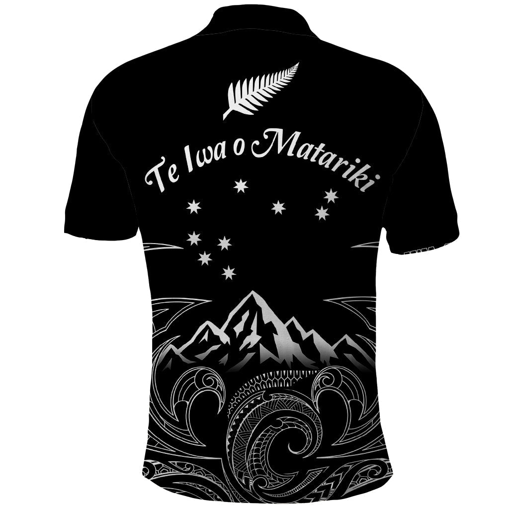 New Zealand Polo Shirt Maori Te Iwa o Matariki LT7