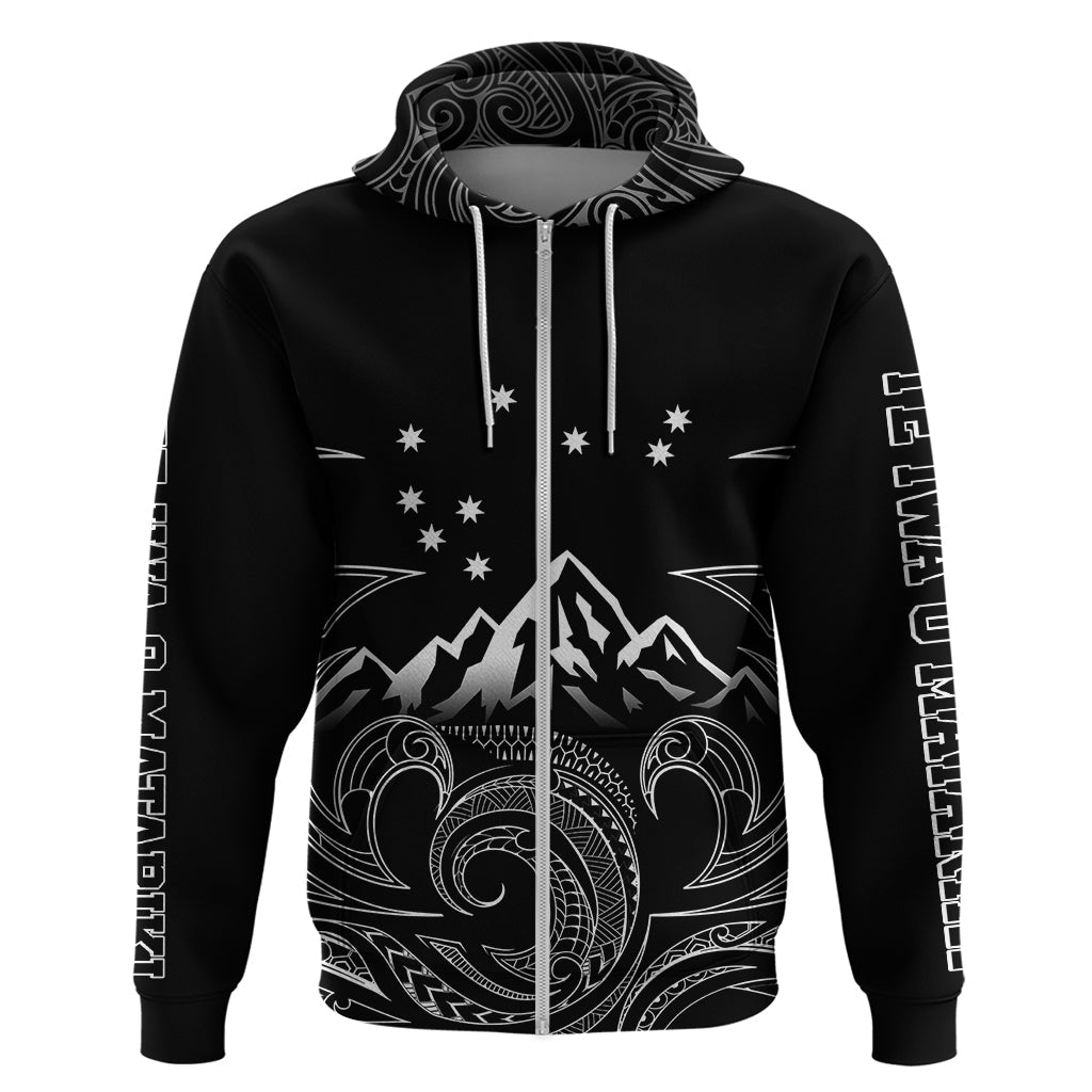 Personalised New Zealand Hoodie Maori Te Iwa o Matariki LT7