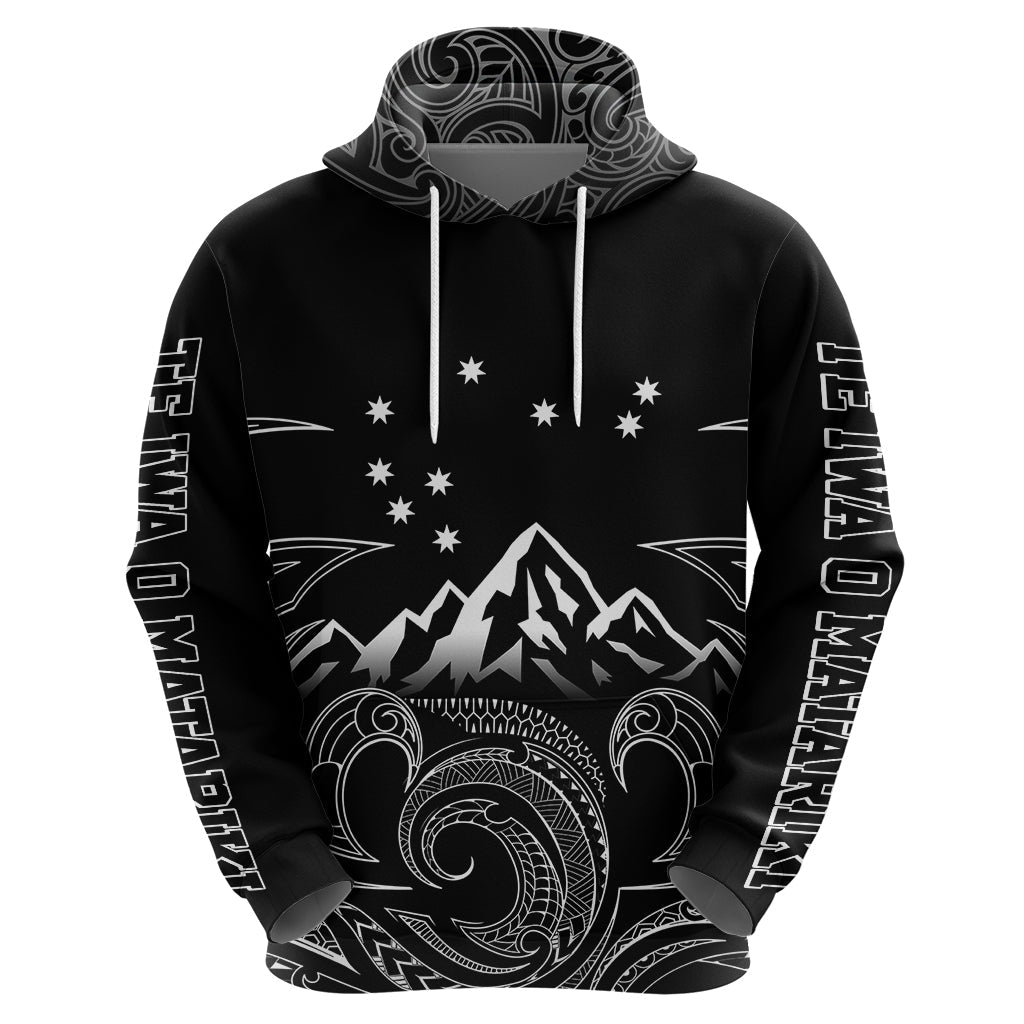 Personalised New Zealand Hoodie Maori Te Iwa o Matariki LT7
