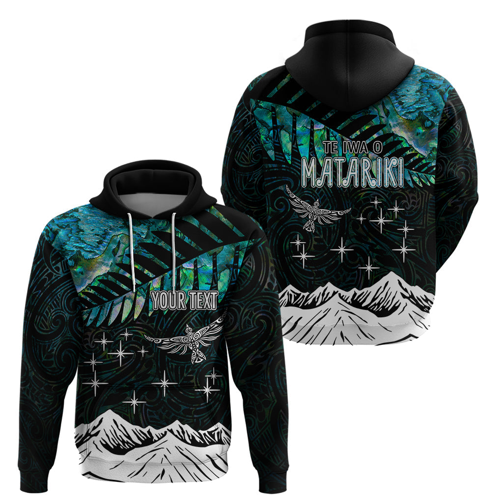 Personalised Maori New Year Hoodie Matariki Mix Paua Shell LT7