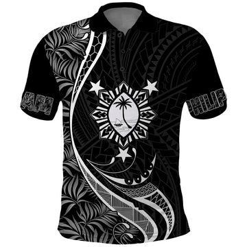 Personalised Philippines Mix Guam Polo Shirt Tropical Style LT7