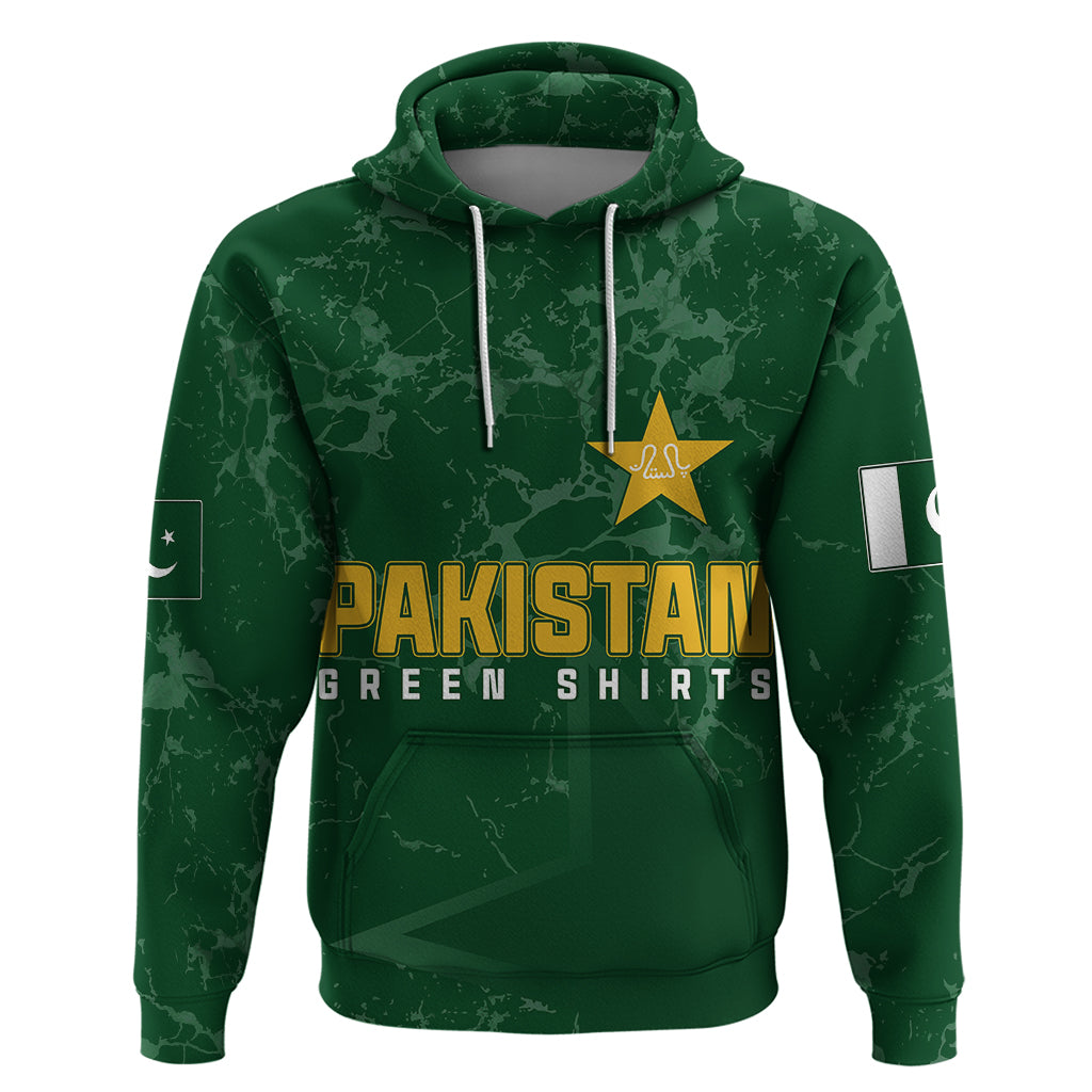 Personalised Pakistan Women Cricket Hoodie Marble Patterns LT7