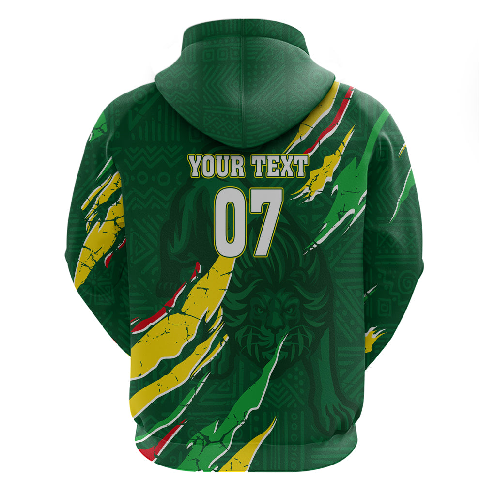 Custom Senegal Football Hoodie Nations Cup 2024 Tranga Lions LT7