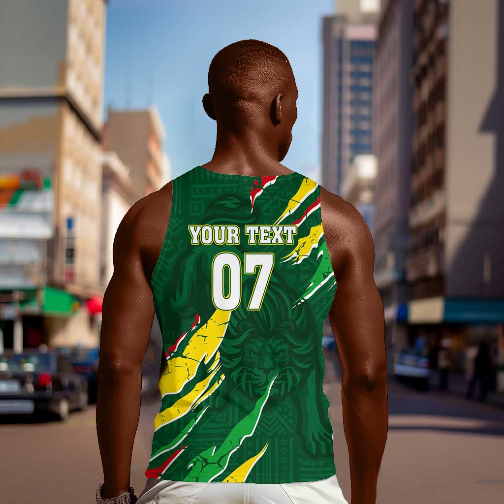 Custom Senegal Football Men Tank Top Nations Cup 2024 Tranga Lions LT7