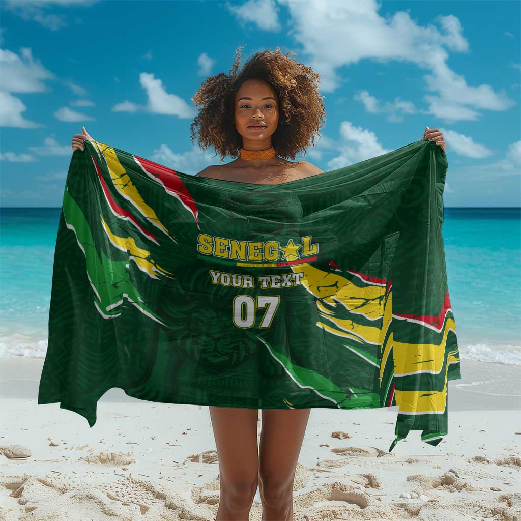 Custom Senegal Football Sarong Nations Cup 2024 Tranga Lions LT7