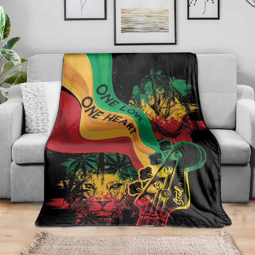 Reggae Day Blanket One Love One Heart LT7