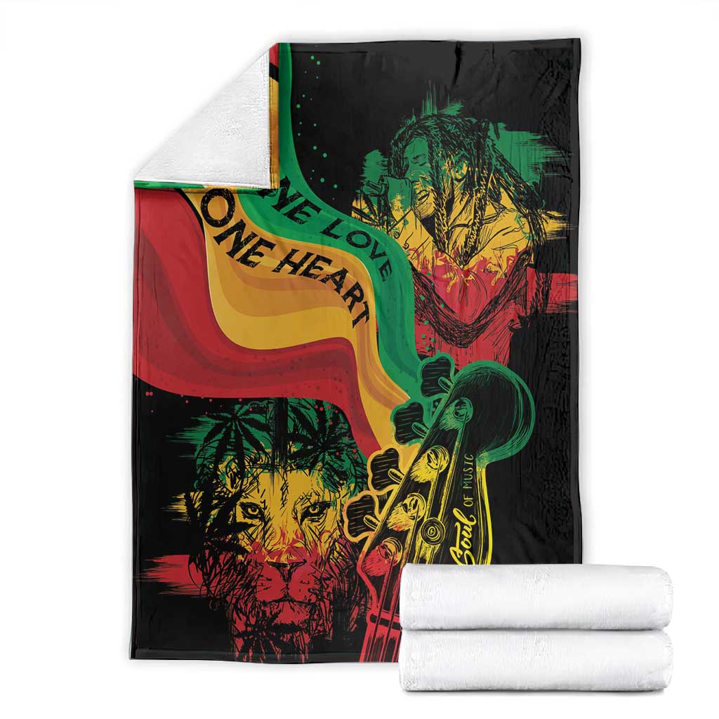 Reggae Day Blanket One Love One Heart LT7