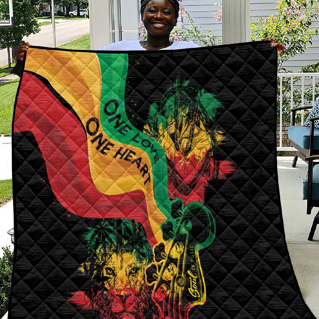 Reggae Day Quilt One Love One Heart LT7