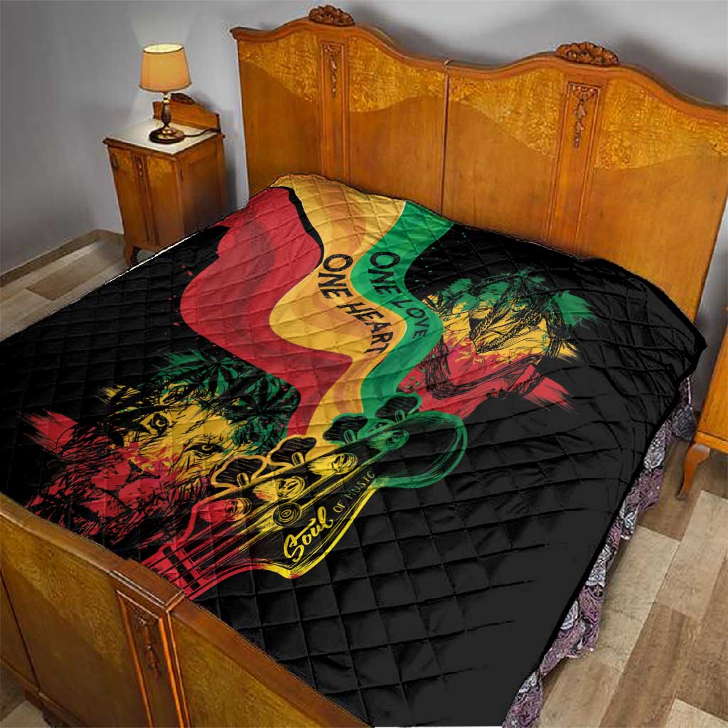 Reggae Day Quilt One Love One Heart LT7