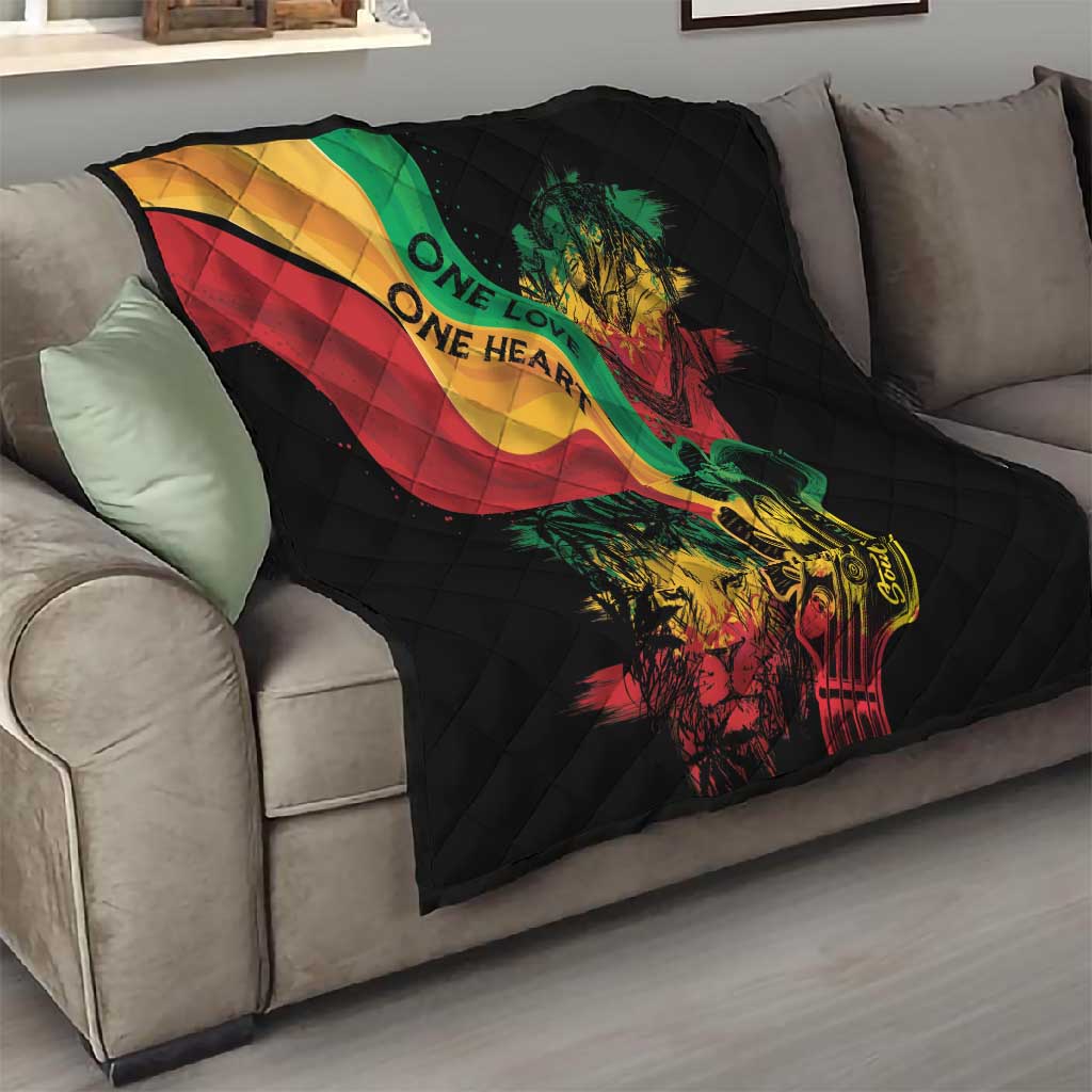 Reggae Day Quilt One Love One Heart LT7