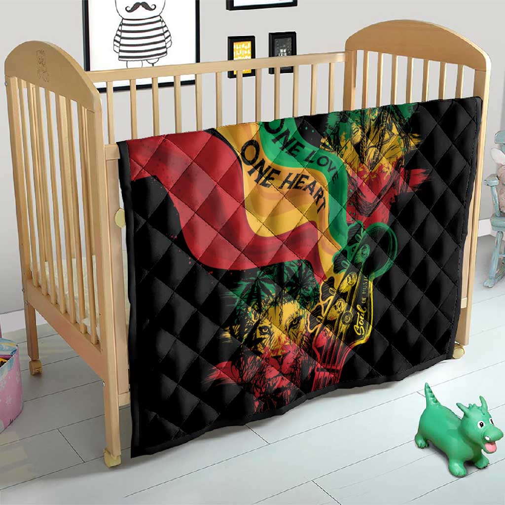 Reggae Day Quilt One Love One Heart LT7