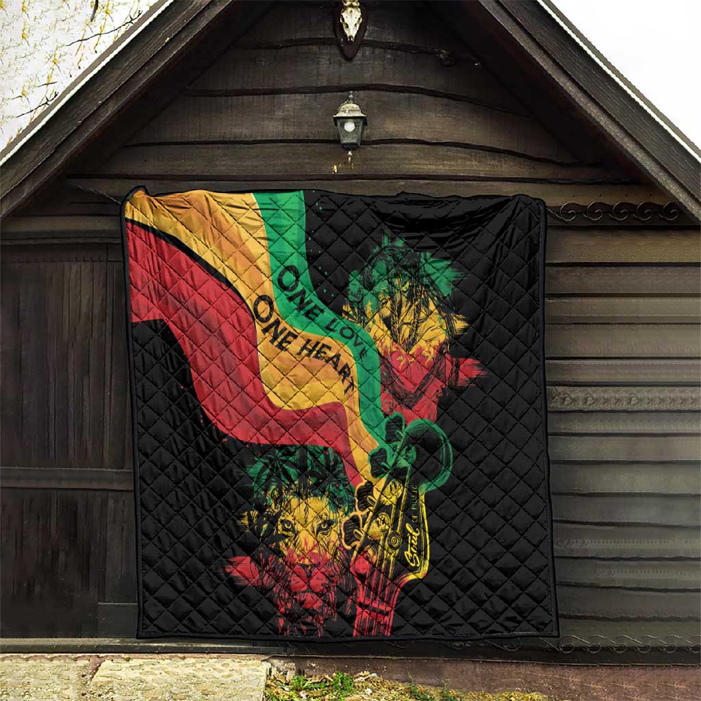 Reggae Day Quilt One Love One Heart LT7
