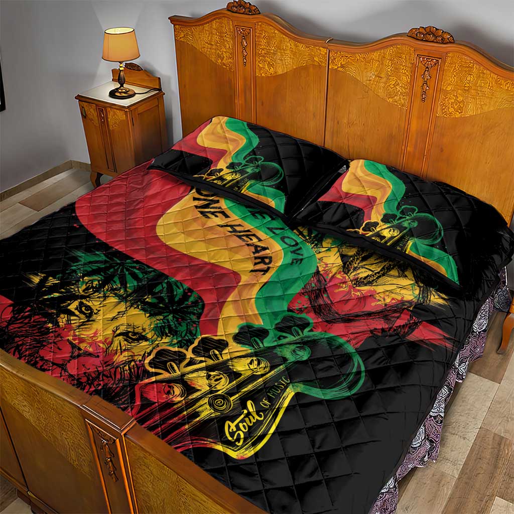 Reggae Day Quilt Bed Set One Love One Heart LT7