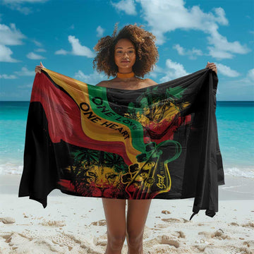 Reggae Day Sarong One Love One Heart LT7