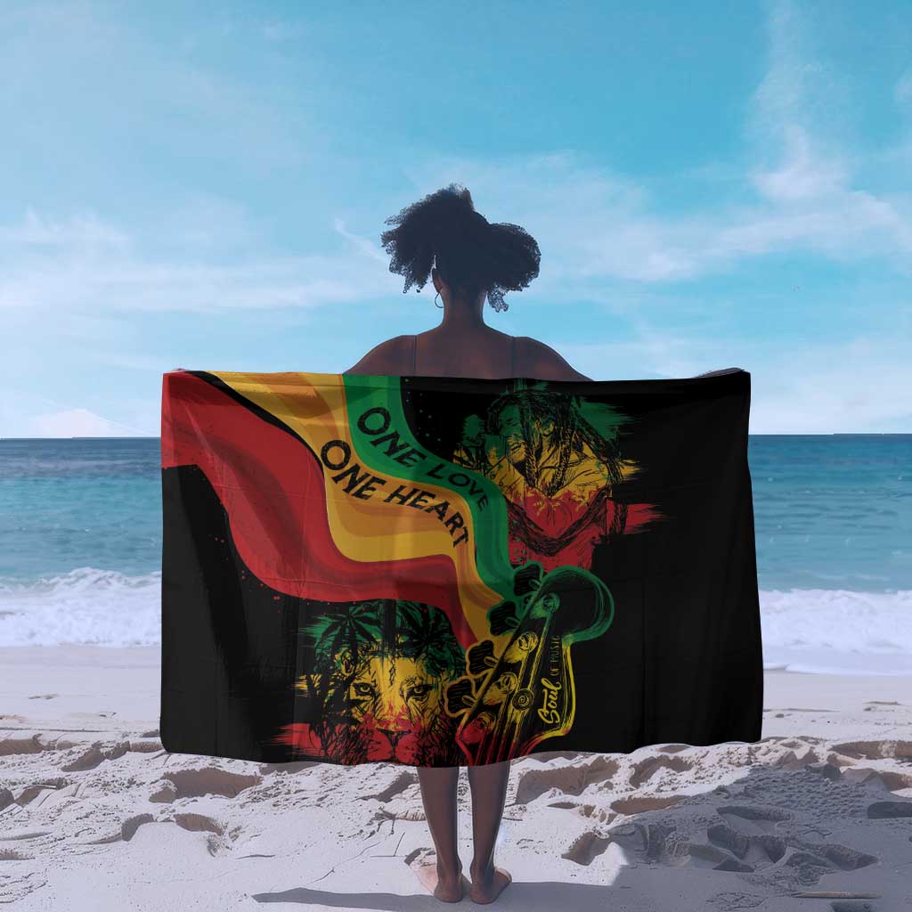 Reggae Day Sarong One Love One Heart LT7