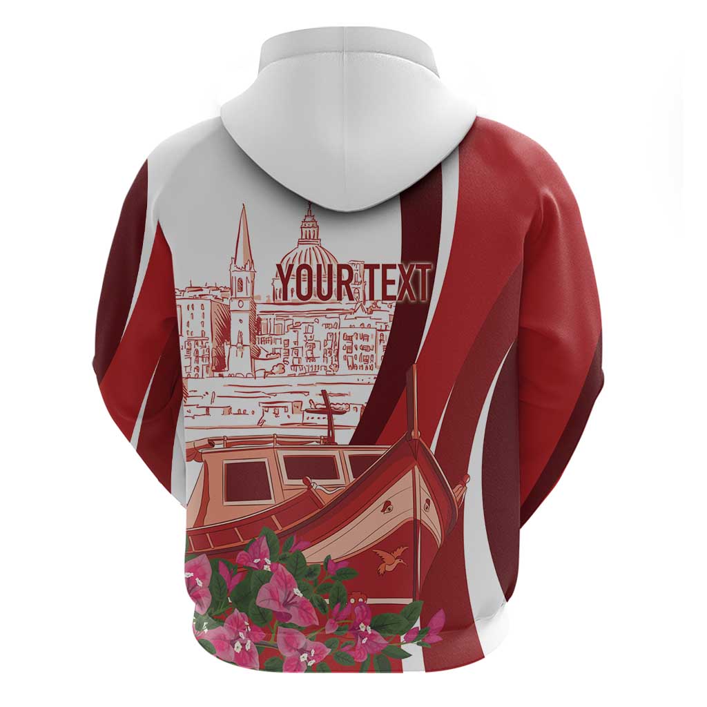 Inhobbok Malta Personalized Hoodie Valetta Scenery LT7