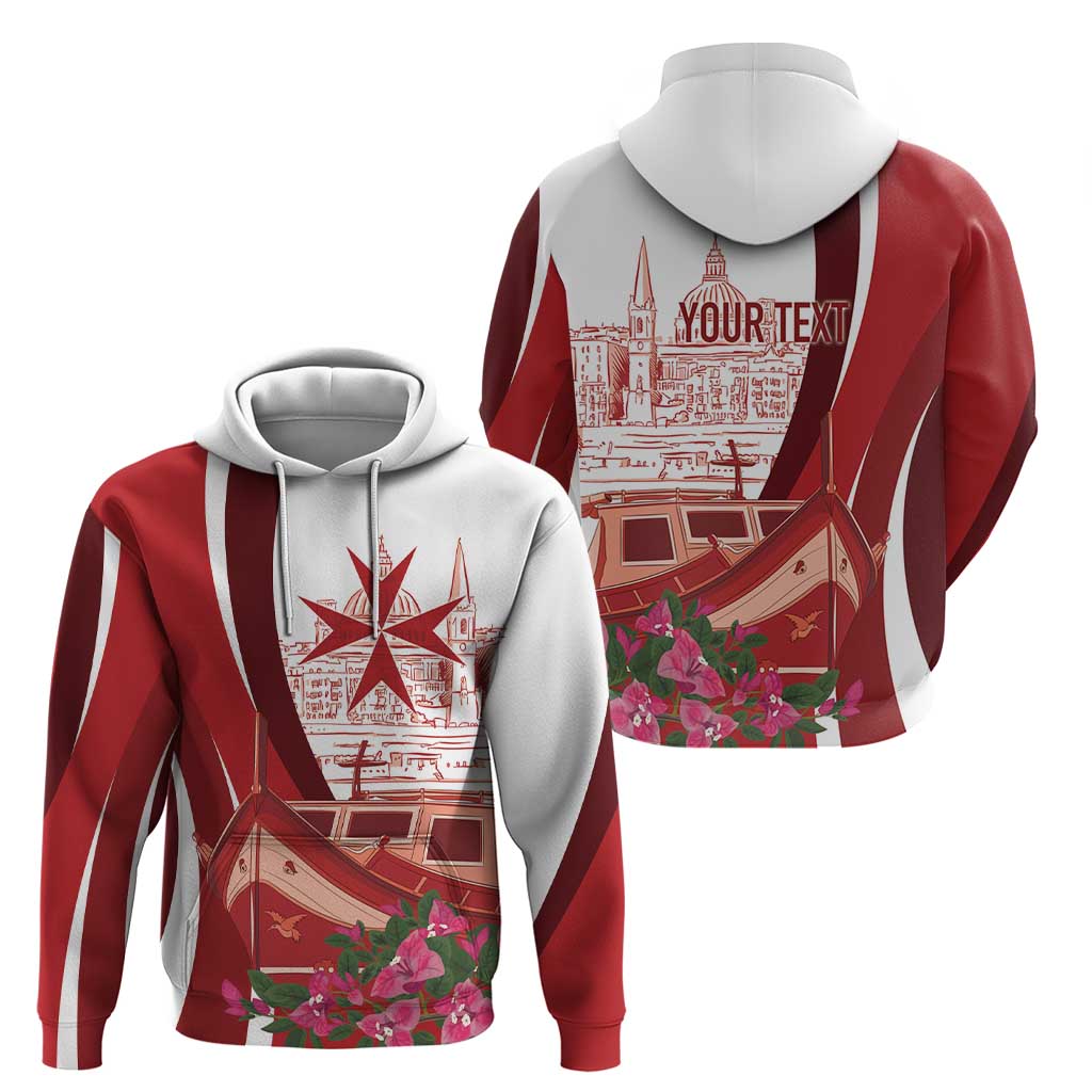 Inhobbok Malta Personalized Hoodie Valetta Scenery LT7