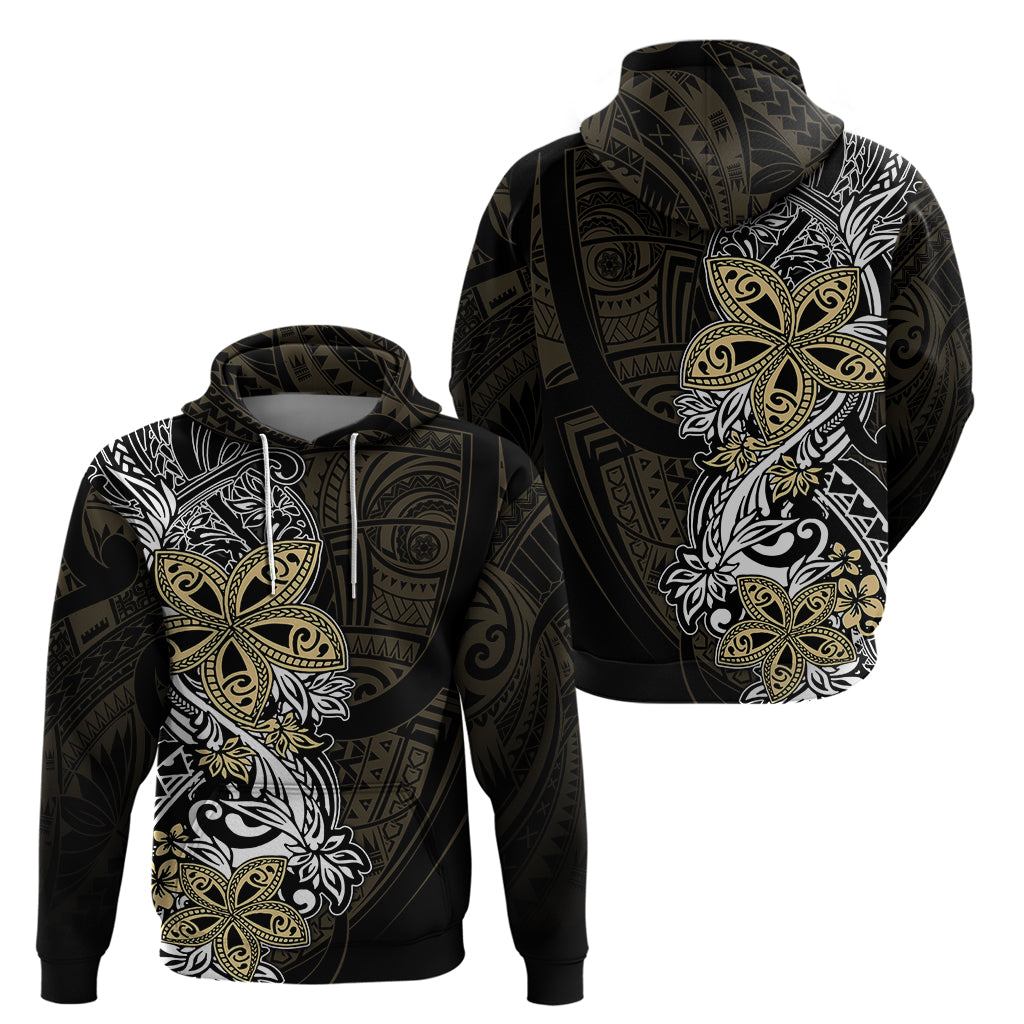 Polynesian Pride Hoodie Tiare With Plumeria Mix Style LT7