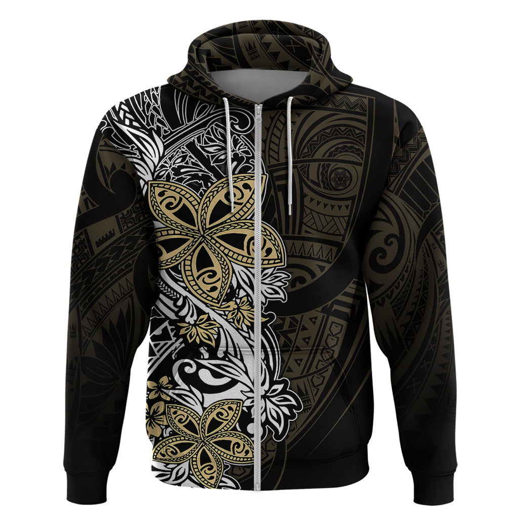 Polynesian Pride Hoodie Tiare With Plumeria Mix Style LT7