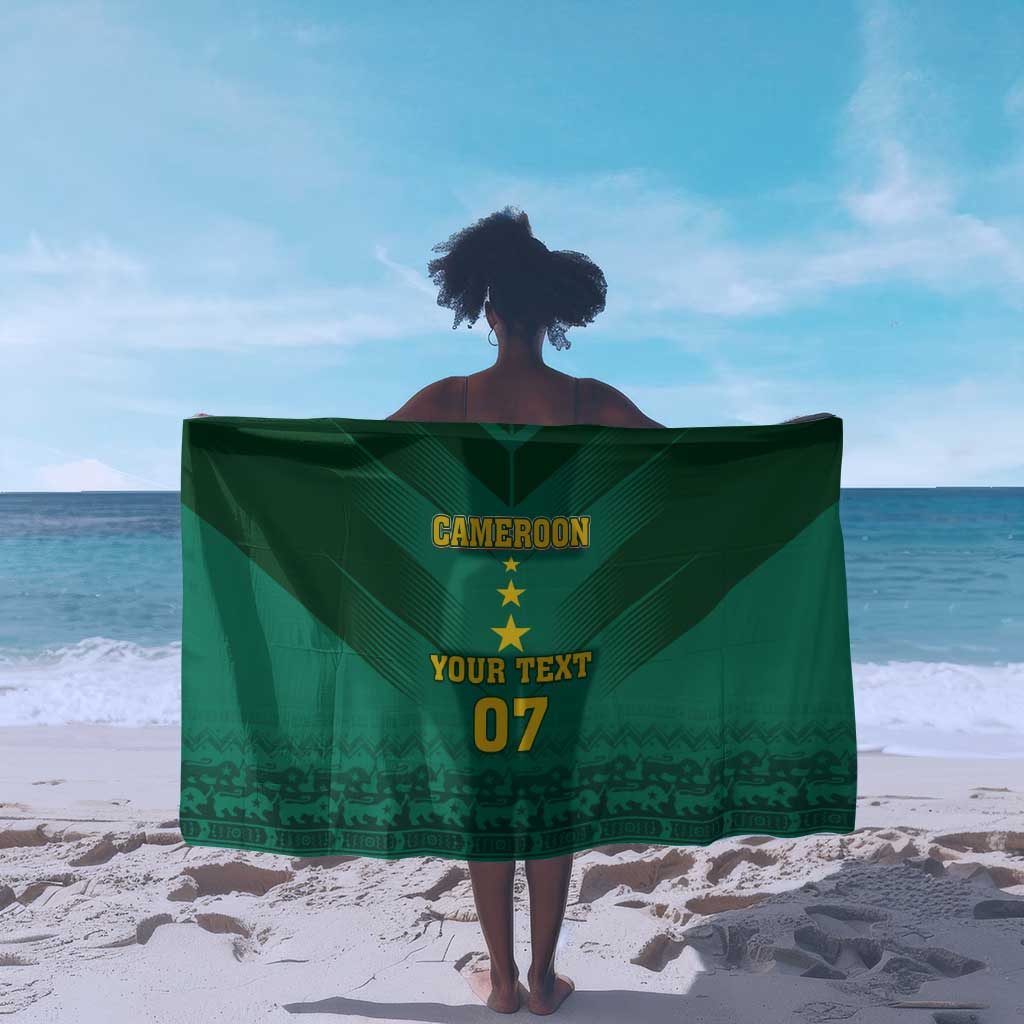 Custom Cameroon Football Sarong Nations Cup 2024 Les Lions Indomptables LT7
