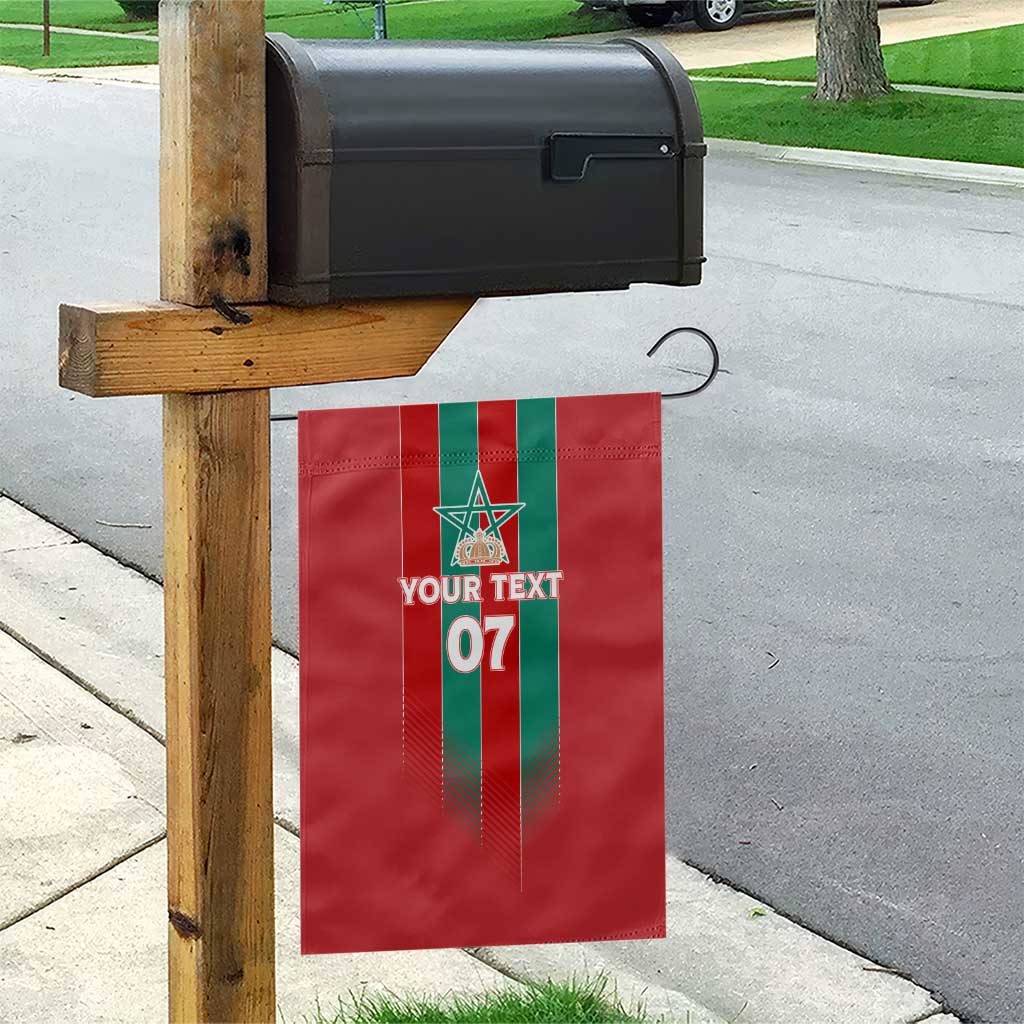 Custom Morocco Football Garden Flag Nations Cup 2024 Atlas Lions LT7