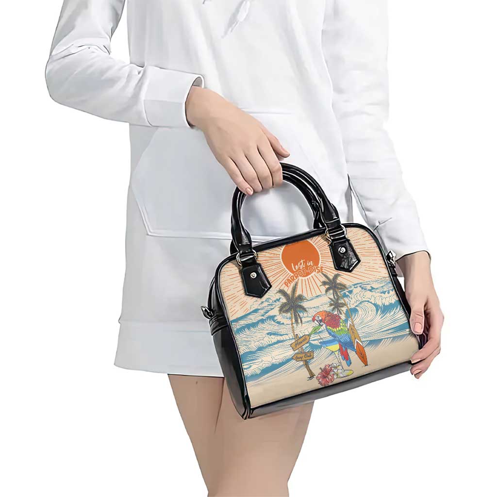 Christmas In July - Hawaii Retro Shoulder Handbag Lost In Parrot-dise LT7