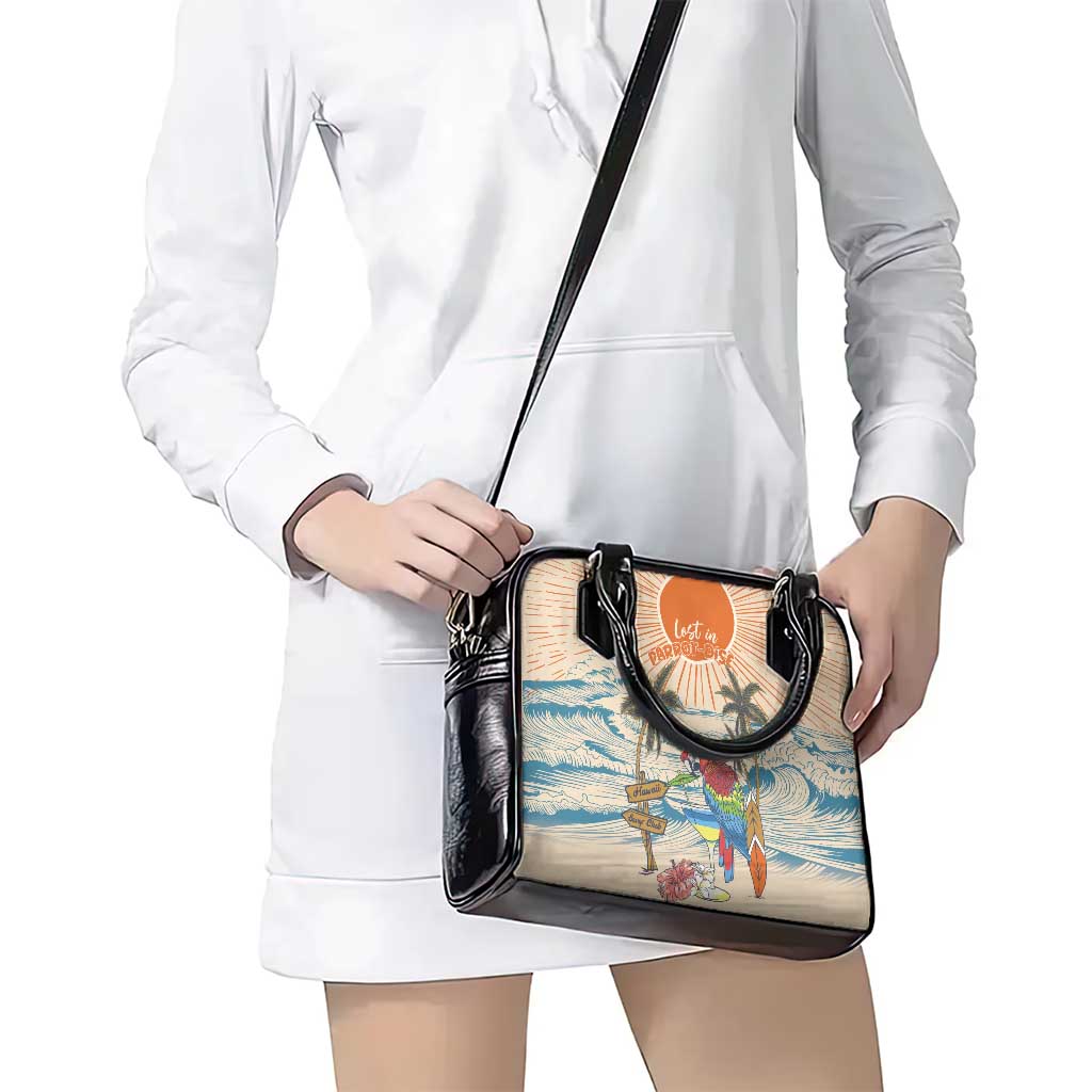 Christmas In July - Hawaii Retro Shoulder Handbag Lost In Parrot-dise LT7