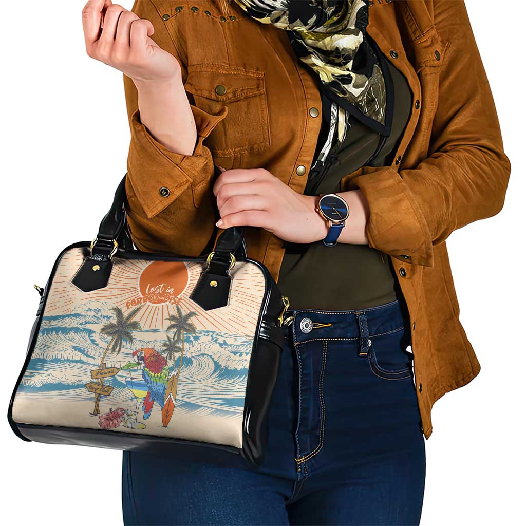 Christmas In July - Hawaii Retro Shoulder Handbag Lost In Parrot-dise LT7