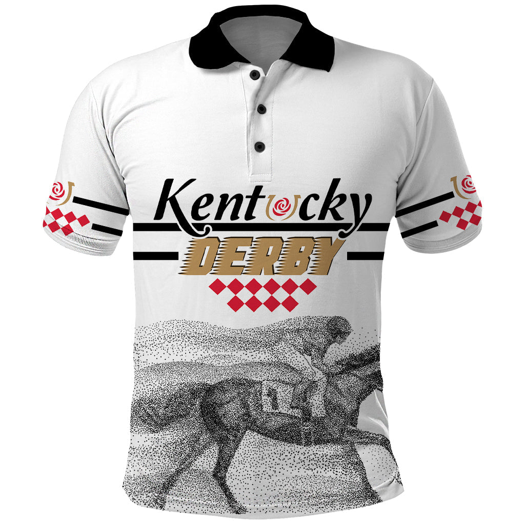 Kentucky Horse Racing Polo Shirt The Race For The Roses LT7