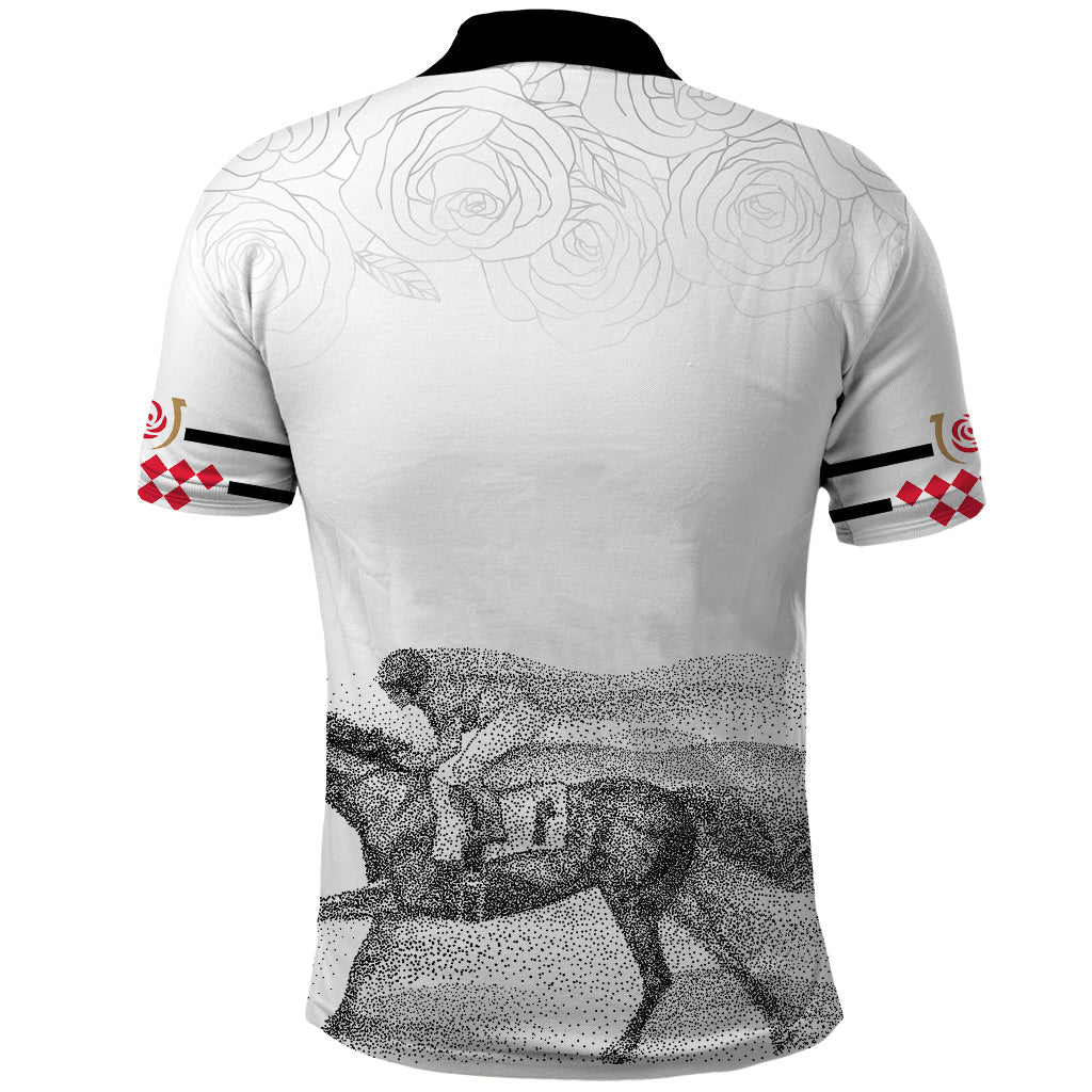 Kentucky Horse Racing Polo Shirt The Race For The Roses LT7