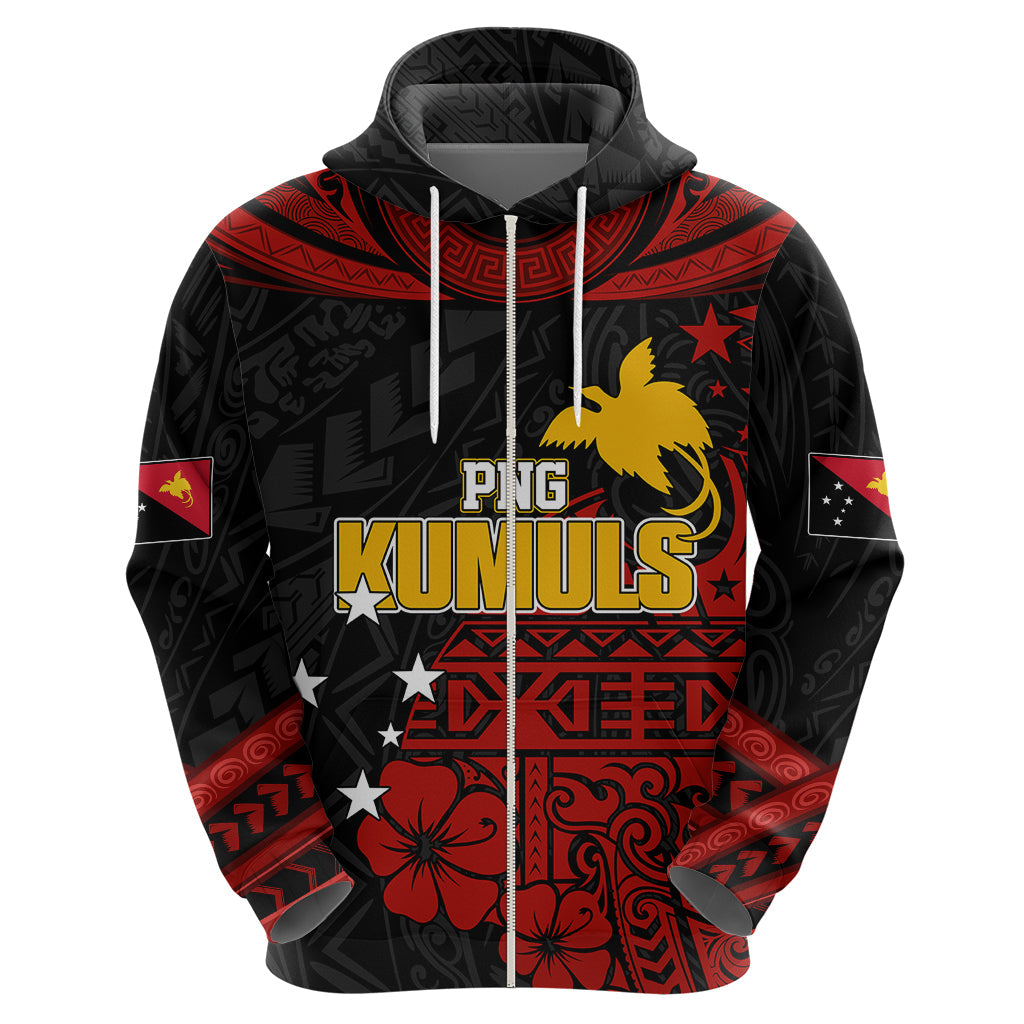 Custom PNG Kumuls Rugby Hoodie Motuan Mix Patterns LT7