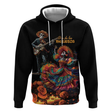 Mexico Dia de los Muertos Hoodie La Calavera Catrina LT7