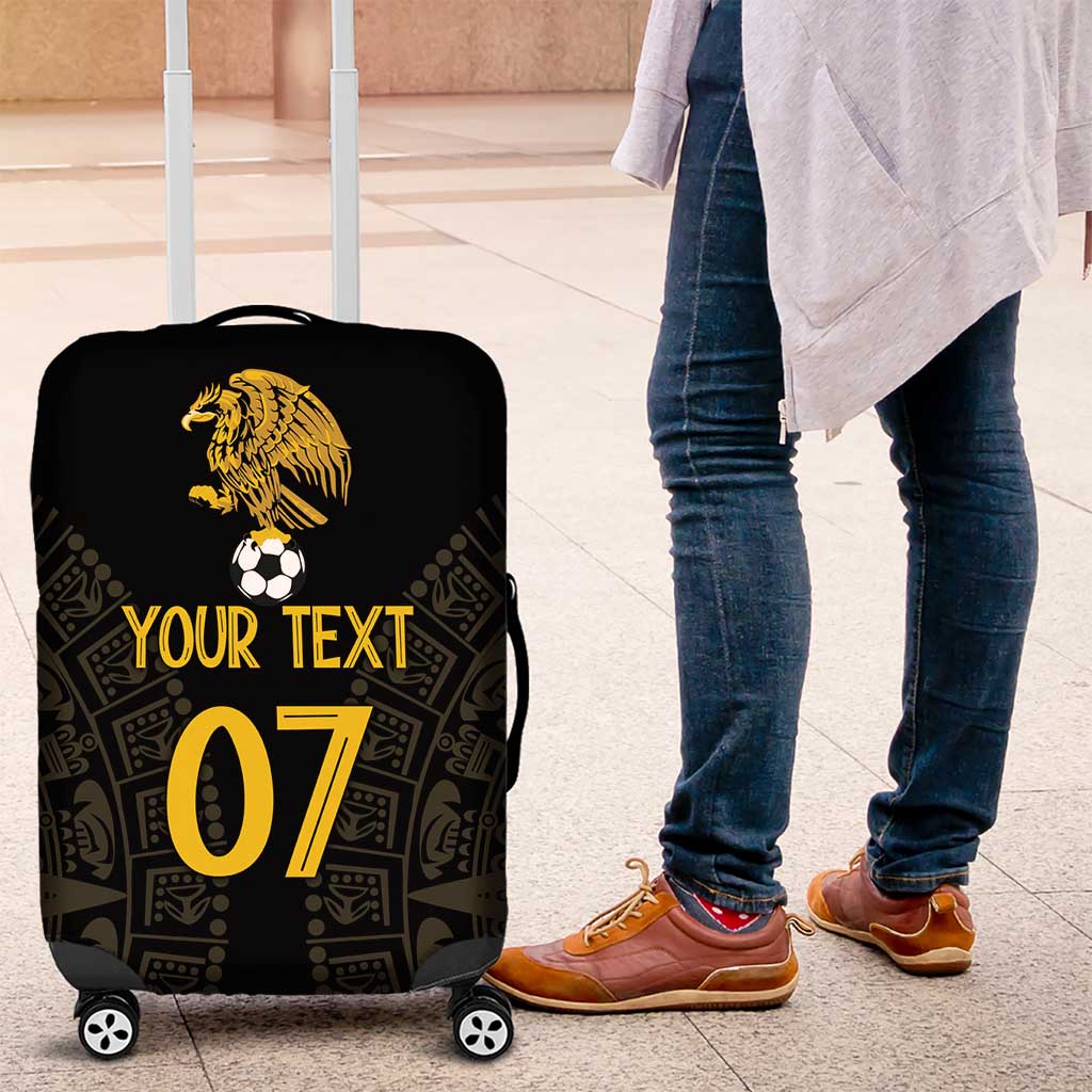 Mexico Football Custom Luggage Cover Viva Mexicana Aztec Inspired LT7