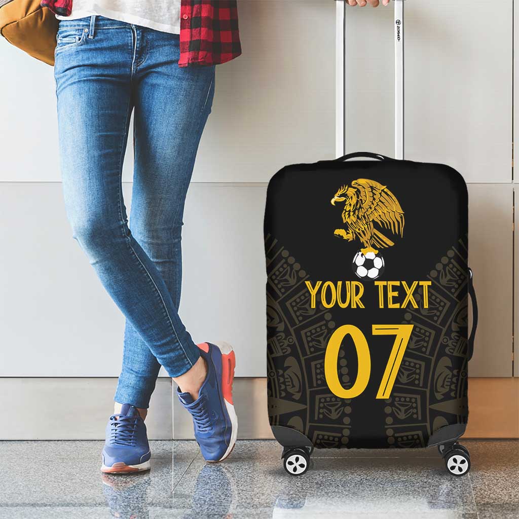Mexico Football Custom Luggage Cover Viva Mexicana Aztec Inspired LT7