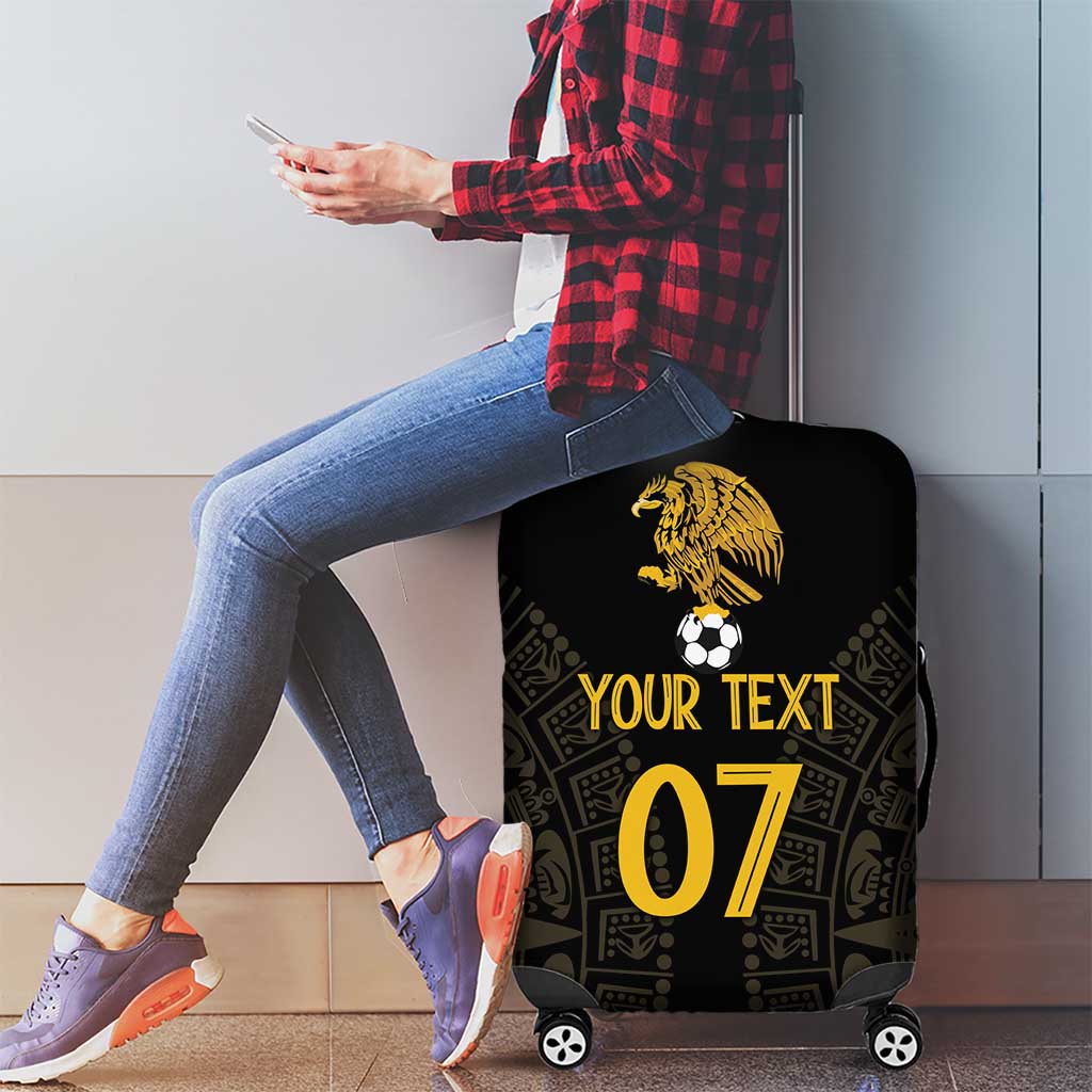 Mexico Football Custom Luggage Cover Viva Mexicana Aztec Inspired LT7
