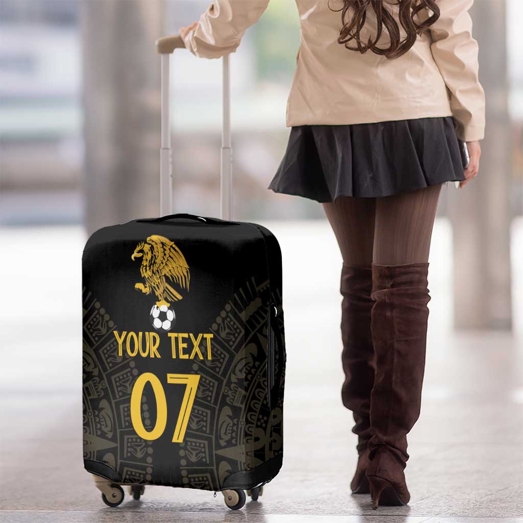Mexico Football Custom Luggage Cover Viva Mexicana Aztec Inspired LT7