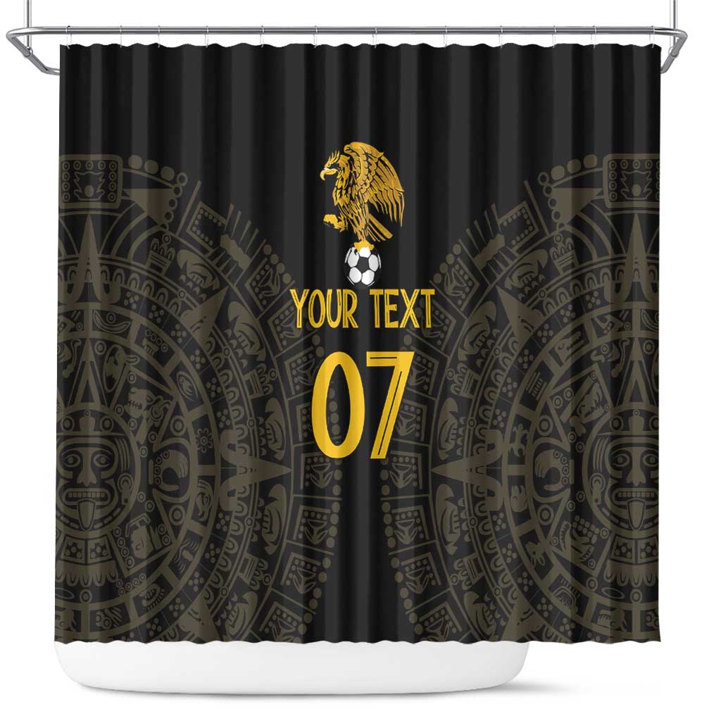Mexico Football Custom Shower Curtain Viva Mexicana Aztec Inspired LT7