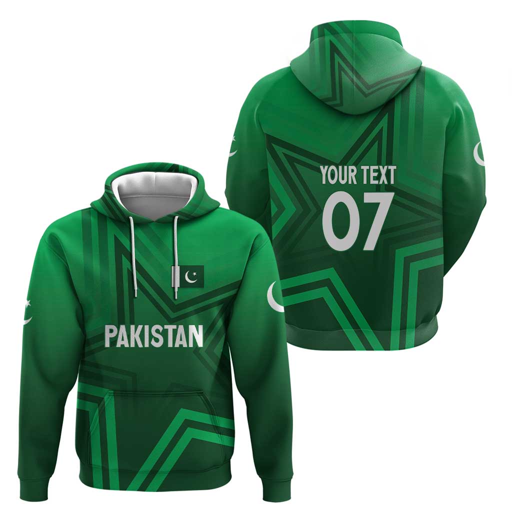 Pakistan Cricket World Cup 2024 Hoodie Star Jersey Inspired LT7